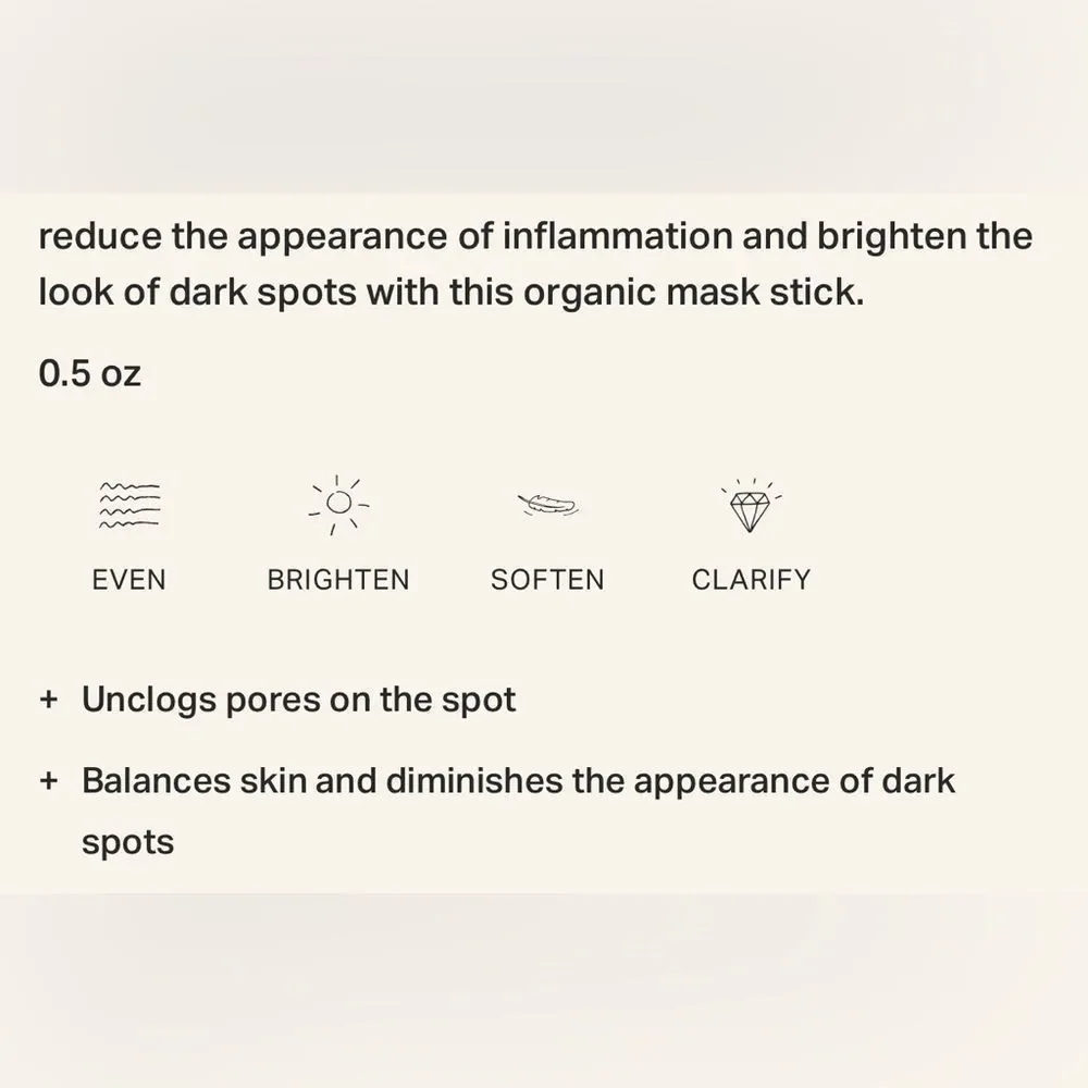 $6❤️‍🔥 Cocokind Turmeric Mask Stick 🌱🪞 NEW & SEALED Dark Circles Redness - Picture 4 of 4